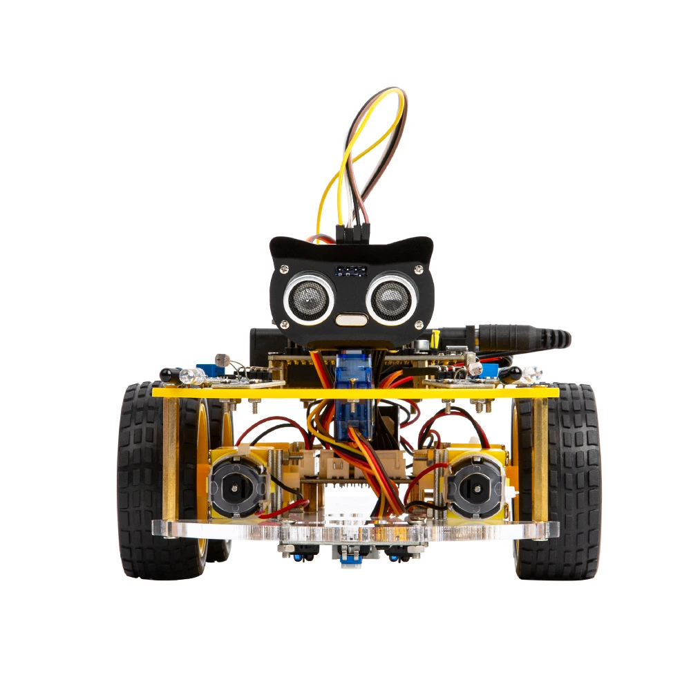 WiFi Multifunction 4WD Smart Robot Car Kit ESP32 for Arduino (without Battery) - Image 2