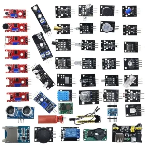 ESP32 37 in 1 and 45 in 1 sensor kit modules overall